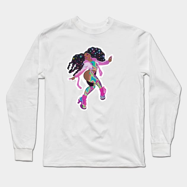 Sashay Long Sleeve T-Shirt by toonsprayai